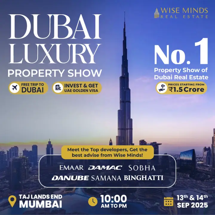 Dubai Property Show Kolkata promotional poster